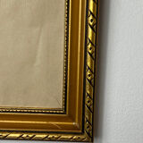 Gold and black wooden frame