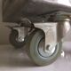 Metal storage box, Schafer Kasten, on wheels