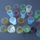 20 verres biot en verre souffle