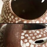 African terracotta tealight holder