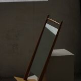 Mid-century Scandinavian floor mirror in wood, 1950–1960