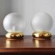 Pair of vintage 1970 Targetti Sankey lamps –