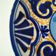 Assiette artisanale espagnole vintage (attribuée Talavera - Castille)
