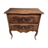 Commode néo rustique en chêne à 2 torroirs