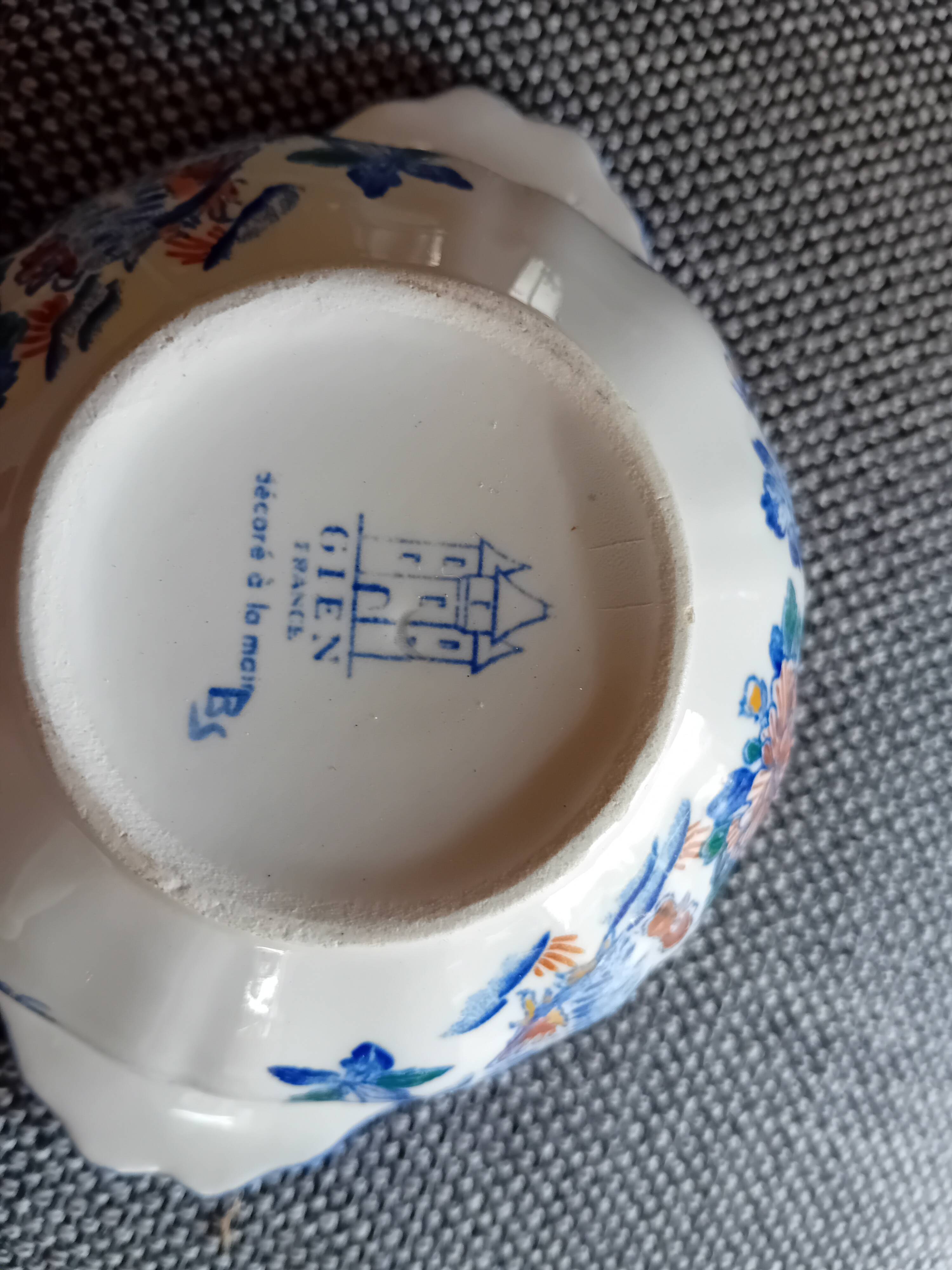 Set of 3 Gien bowls