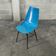 Blue fiber chair by Miroslav Navratil for Vertex 1960