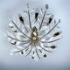Large vintage pendant light from Vereinigte Werstaetten, 1950s