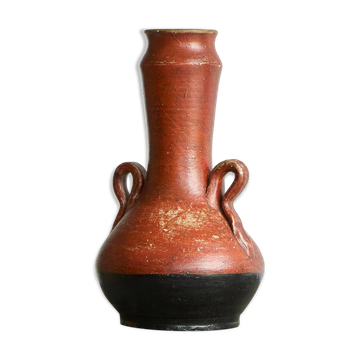 Vase sculptural en céramique début 20ème siècle