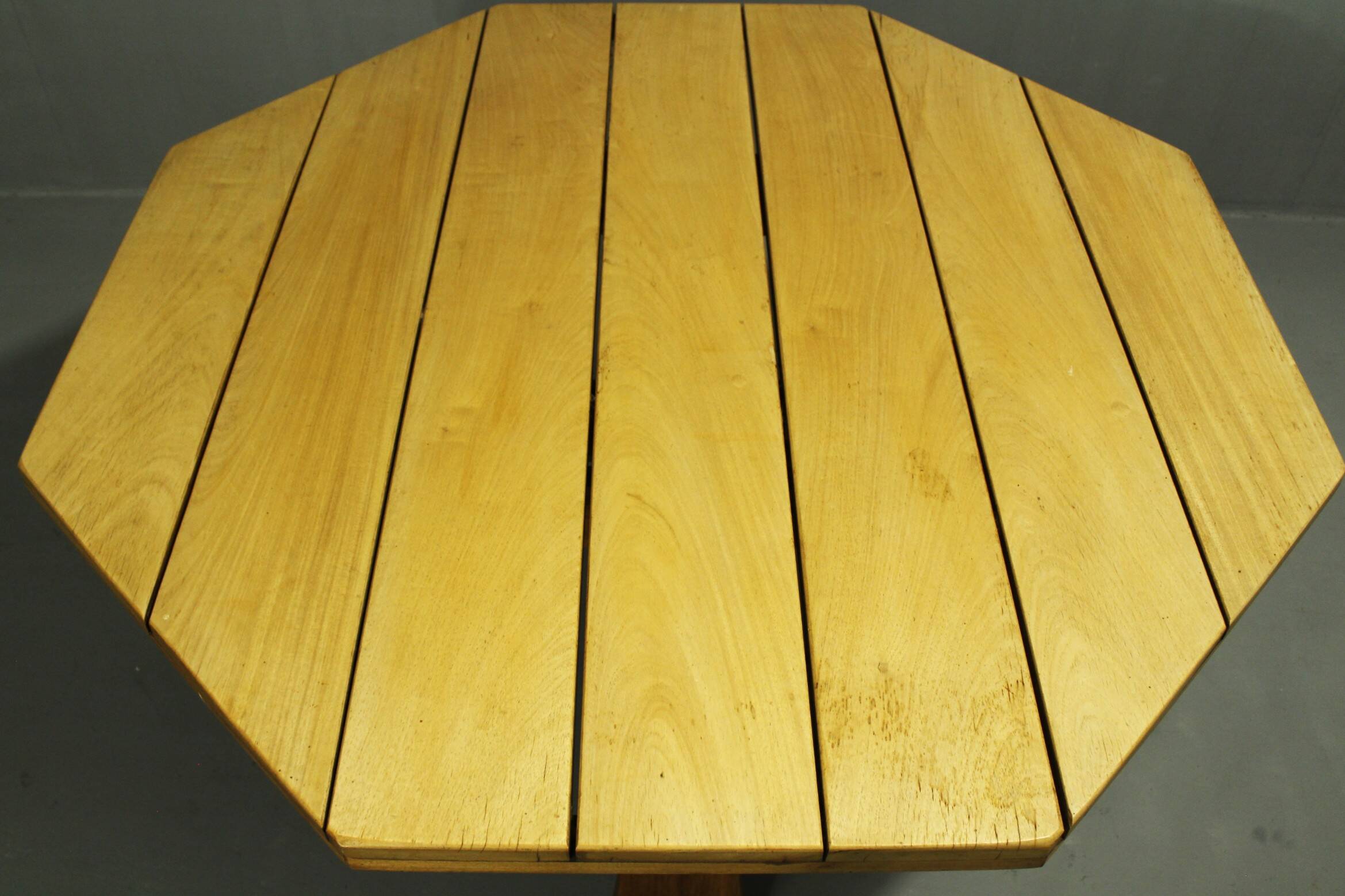 Brutalist Teak Garden Table, 1970s