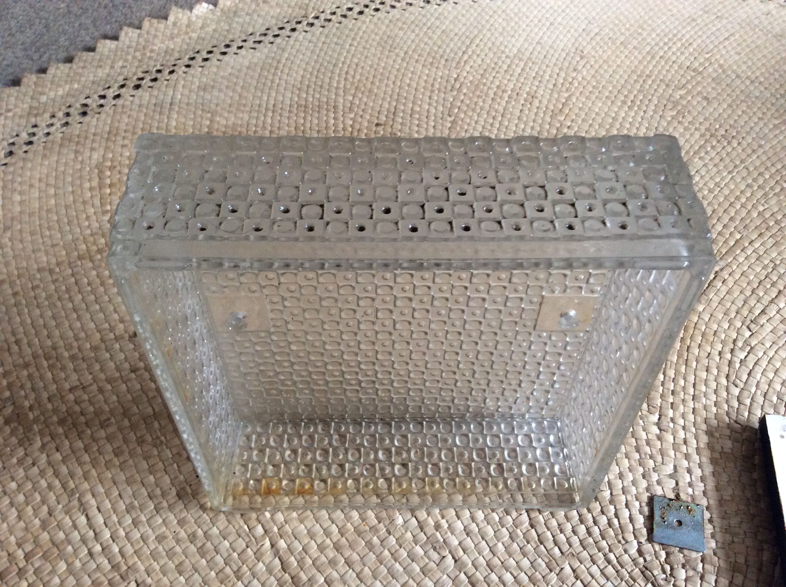 Vintage square applique