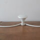Coat rack 3 heads white