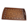 Ancien plateau de service marqueterie bois & nacre vintage