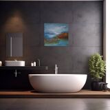 Contemporary painting, original signed and delivered with its certificate.