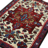 Authentic Persian rug from the mid-20th century 87 x 60 cm