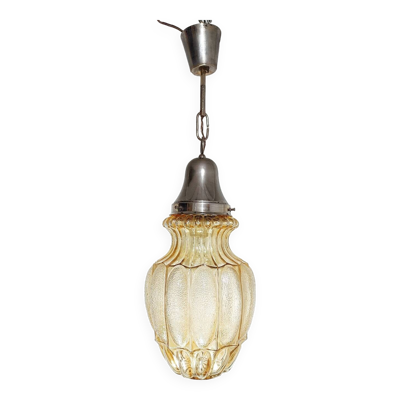 Lampe en cristal. Espagne, années 1940.