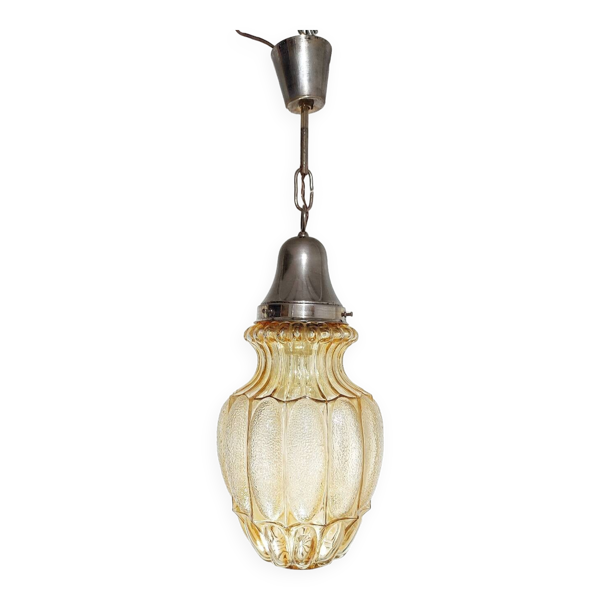 Lampe en cristal. Espagne, années 1940.