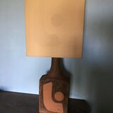 Rock and Bobois terracotta lamp