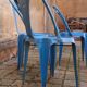4 industrial chairs from the 50s, Multipl's brand, by Joseph Mathieu