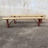 Pair of folding benches