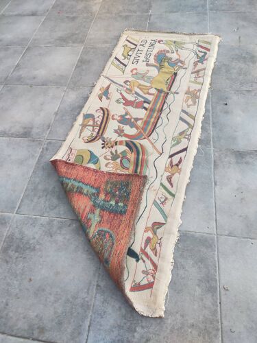 Old tapestry style armada antique weaving