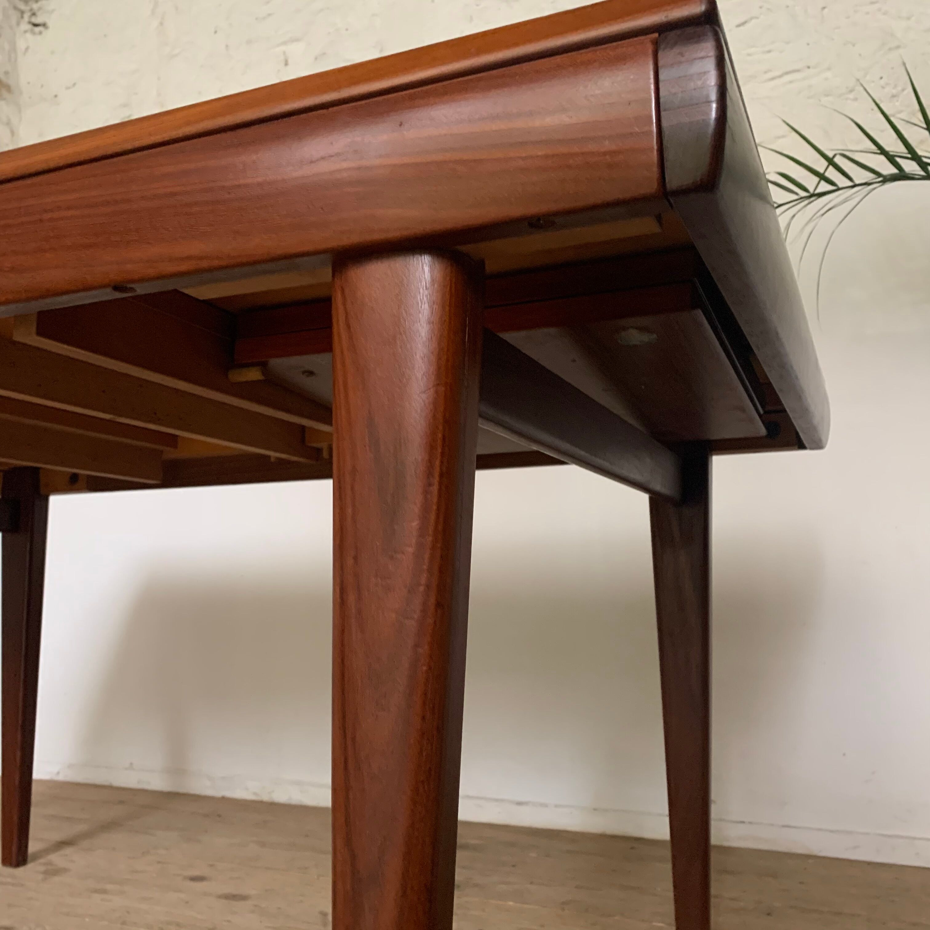 Vintage Scandinavian teak dining table