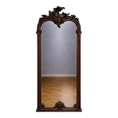 Large antique carved wooden mirror – Louis XV style – late 19th century