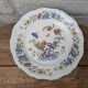 Plate Sarreguemines France model Rouen decoration flowers and insects 25.5cm