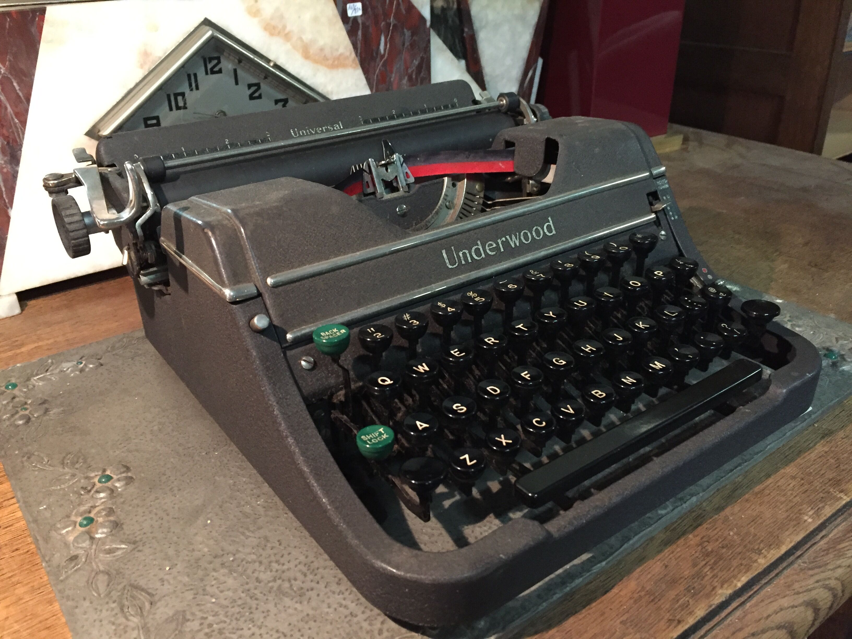 Underwood typewriter