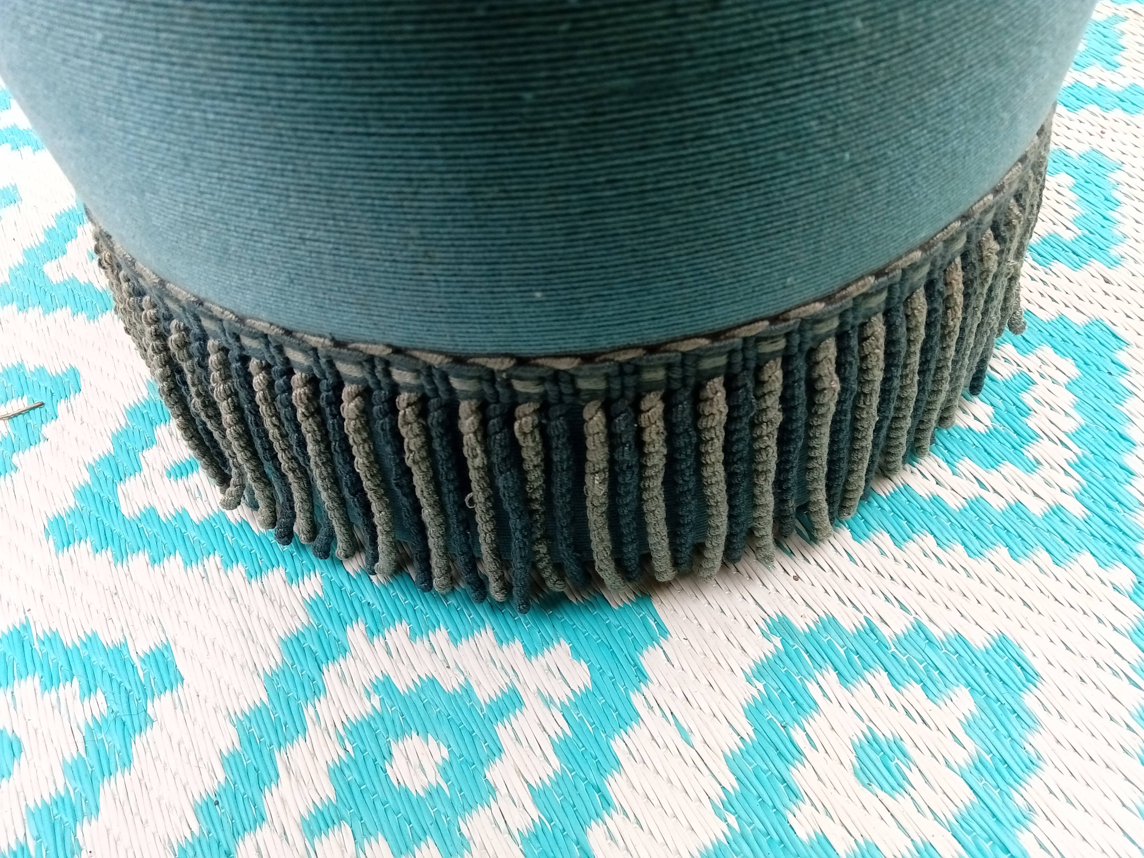 Pouf velours      :
