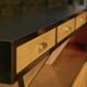 Modernist bar/counter in the style of Jean Prouvé, 1940s