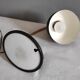 Black and gold casserole desk lamp