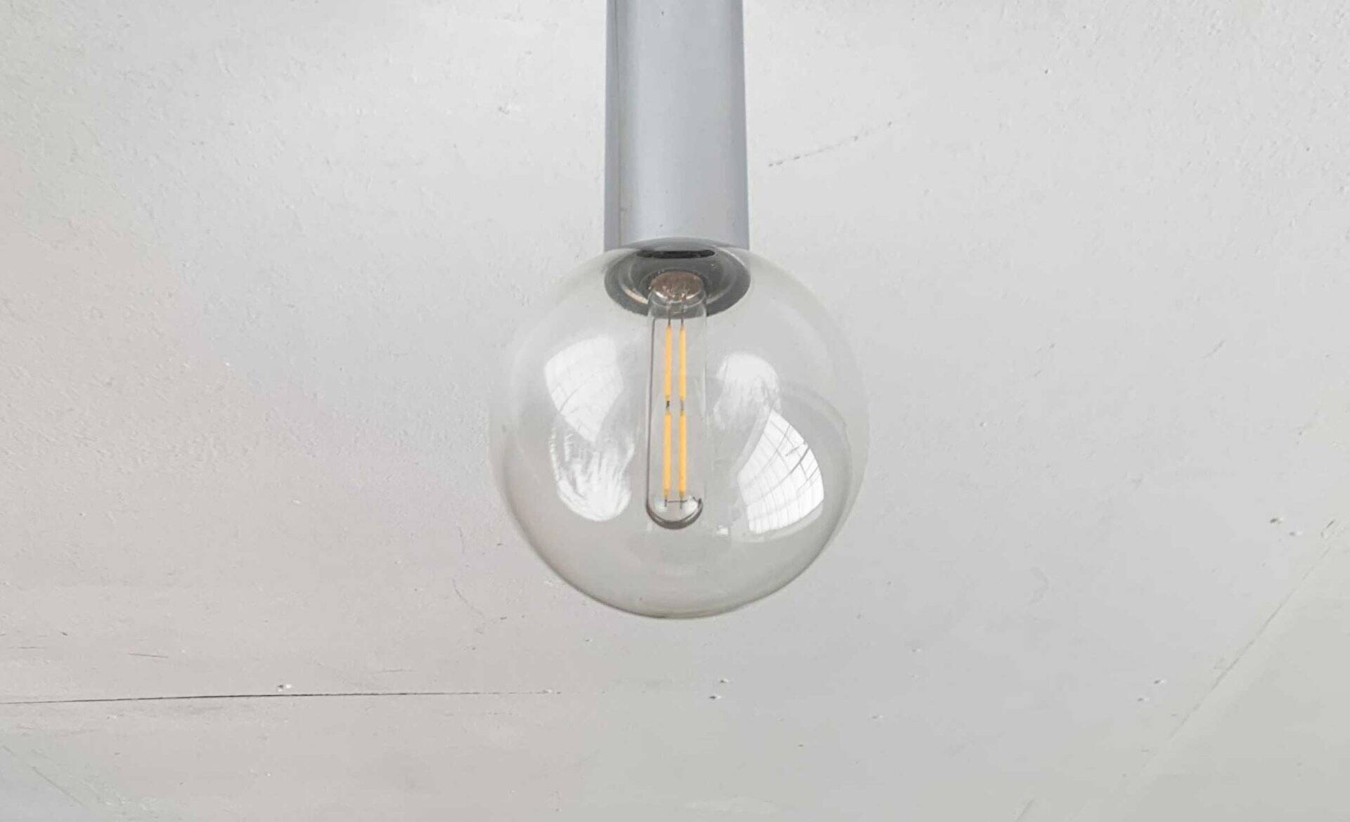 Vintage German Space Age replacement or spare glass piece for lamp by Motoko Ishii for Staff, 1970s.