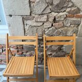 Pair of folding chairs from the 1980s