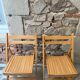Pair of folding chairs from the 1980s