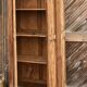 Vintage Parisian wardrobe in raw solid wood