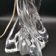 old heavy crystal lamp foot design 60 70s