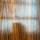 System table, portfolio, design teak veneer 80s