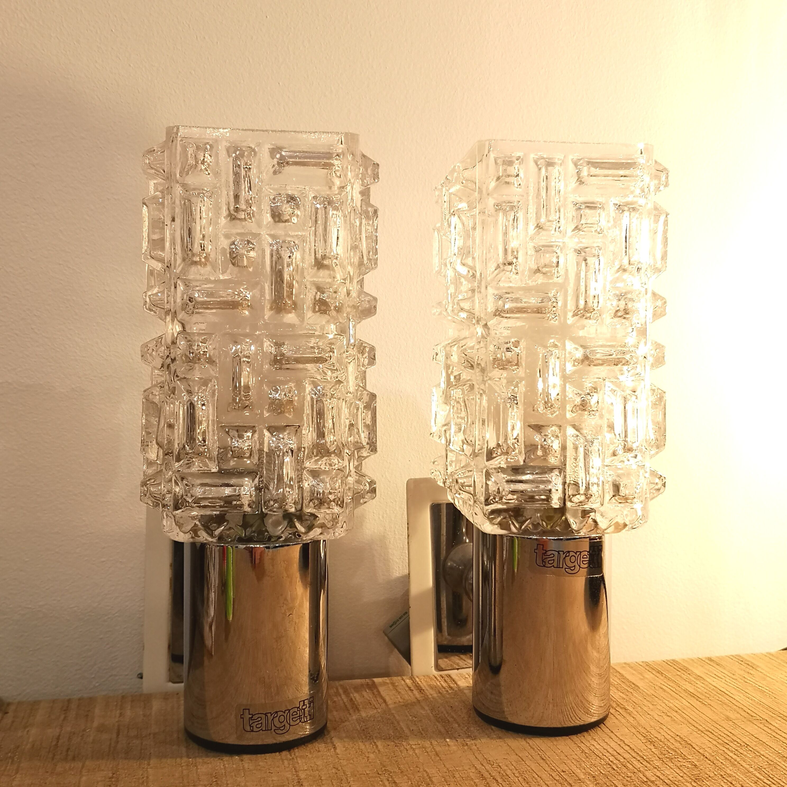 Pair of Vintage Targetti Appliques