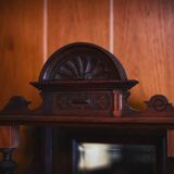 Antiker Gründerzeit-Schrank mit Wurzelfurnier – ca. 150 Jahre alt