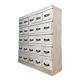 Old light grey workshop drawer cabinet with 25 drawers