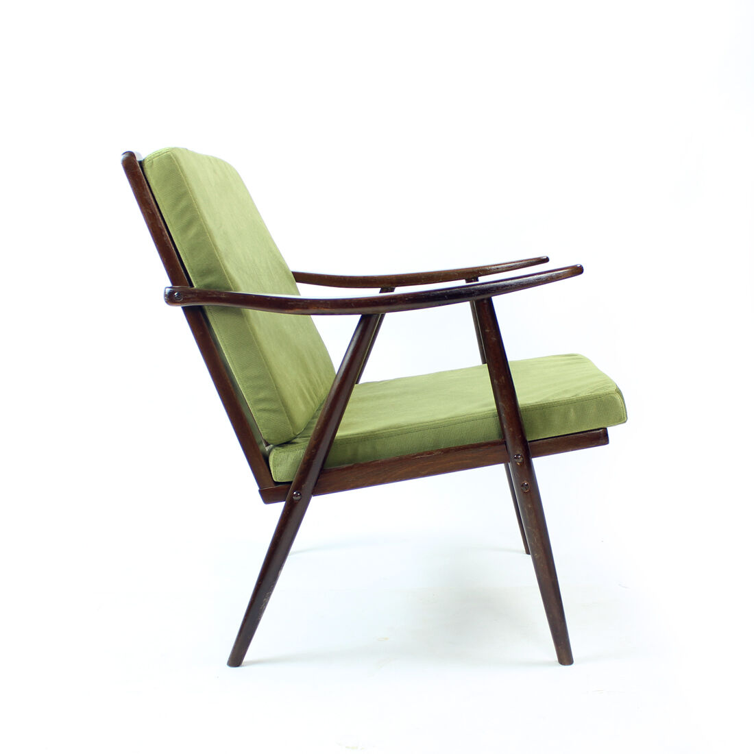 Boomerang Armchair From Ton, Czechoslovakia, 1960s