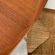 Extendable table by Gustav Bahus with 4 chairs by Peter Hvidt