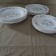 18 assiettes fleurs bleues veronica Arcopal vintage
