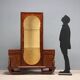 Vintage display cabinet in burl veneer, design, Italy, 1920s-1930s