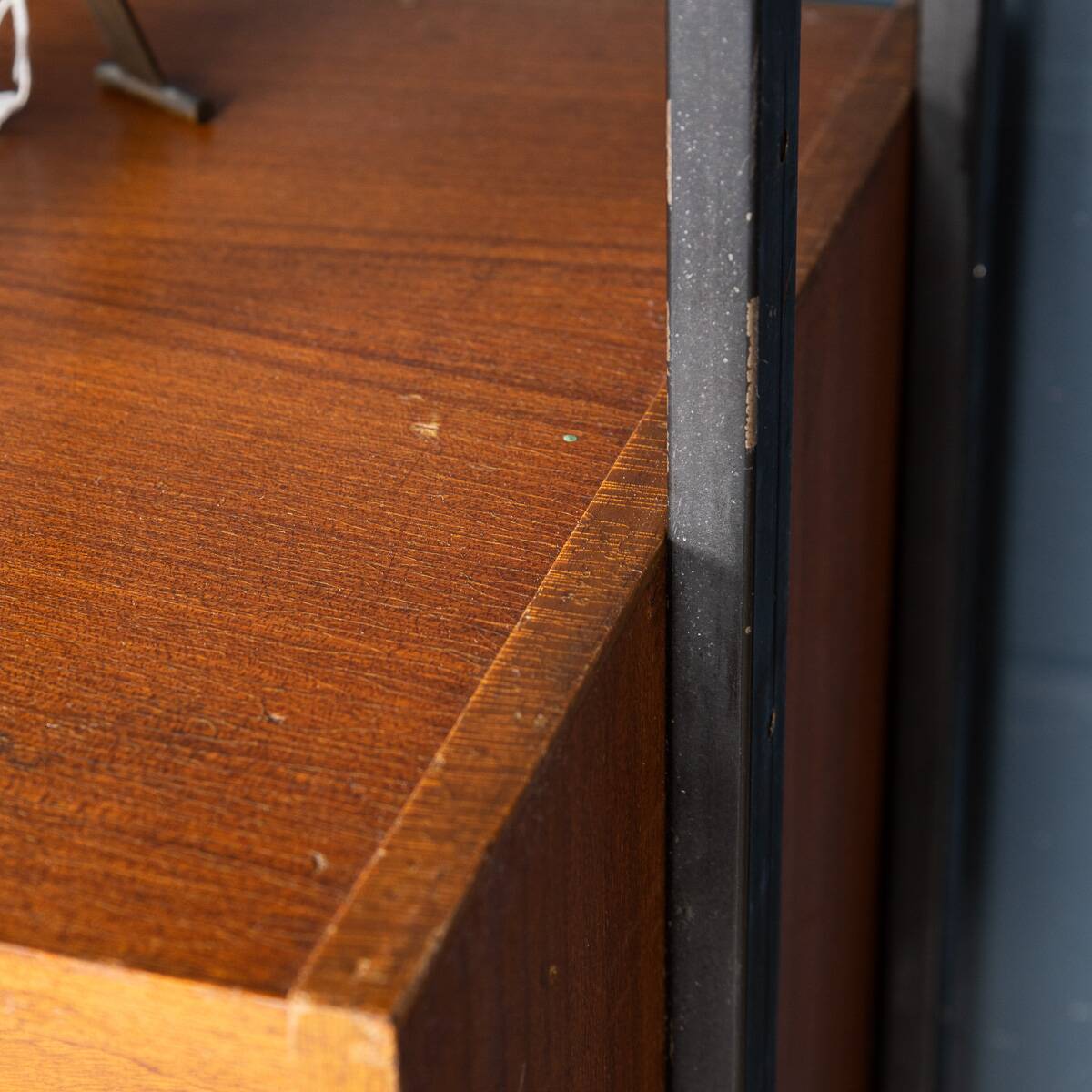 Vintage 20thc italian modular teak wall cabinet c.1960