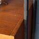 Vintage 20thc italian modular teak wall cabinet c.1960