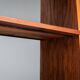 Italian bookcase with three shelves and storage