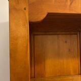 5-shelf solid wood bookcase