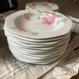 Service assiettes porcelaine