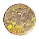 Primitive wooden tripod stool / height 52 cm